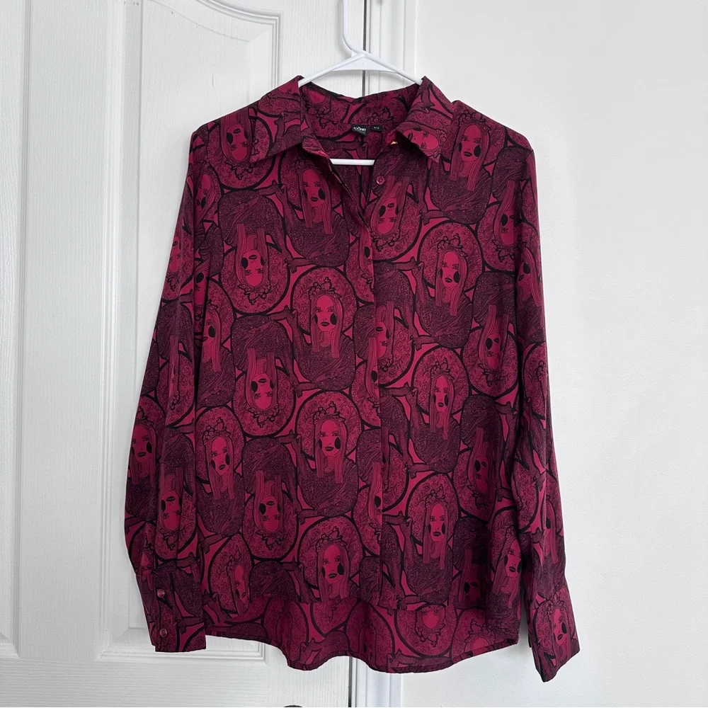 Simons Icone Red Gothic Longsleeves - Picture 5 of 14
